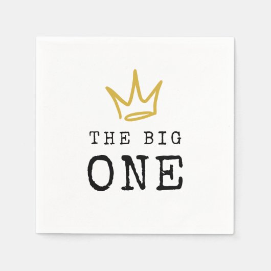 DE GROTE | Beruchte 90's 1e verjaardagsfeestje Servet (Voorkant)