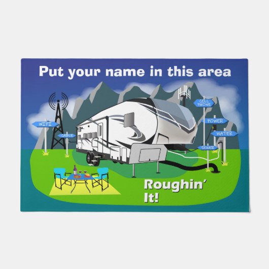 De Grote Bezinning van het Ontwerp 28bh de Roughin Deurmat (Voorkant)