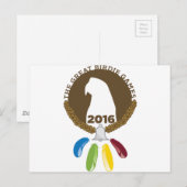 De Grote Birmspelen van 2016! Briefkaart (Voorkant / Achterkant)