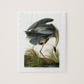 De Grote Blauwe Heron John Audubon Birds of Americ Legpuzzel (Verticaal)