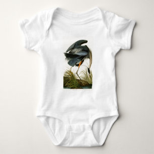 De Grote Blauwe Heron John Audubon Birds of Americ Romper