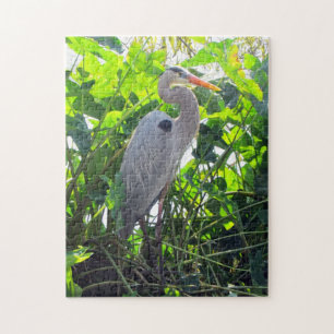 De Grote Blauwe Heron Puzzle Legpuzzel