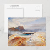 De grote blauwe lente van het Lower Geyser Basin Briefkaart (Voorkant / Achterkant)