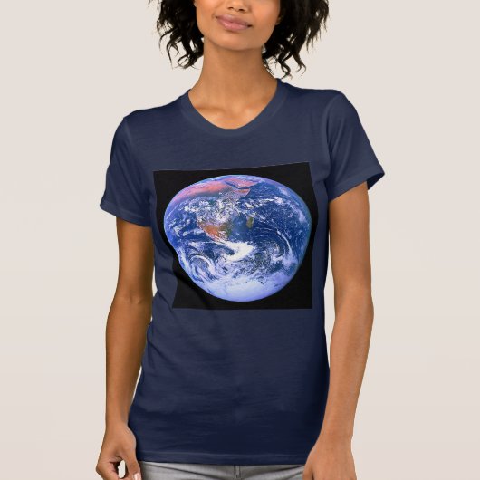 "De grote blauwe marmer" T-shirt (Voorkant)