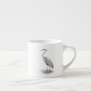 De grote Blauwe Mok van de Espresso van de Reiger