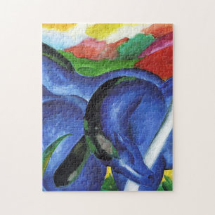 De grote blauwe paarden van Franz Marc Legpuzzel