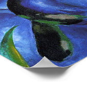 De grote blauwe paarden van Franz Marc Poster (Hoek)