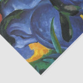 De grote blauwe paarden van Franz Marc Tissue Pape Tissuepapier (Detail)