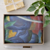 De grote blauwe paarden van Franz Marc Tissue Pape Tissuepapier (Geschenk)