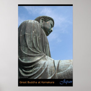 De Grote Boeddha in Kamakura Poster