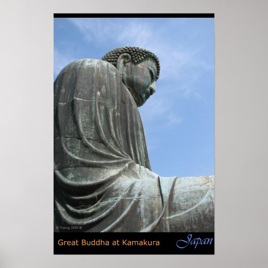 De Grote Boeddha in Kamakura Poster (Voorkant)