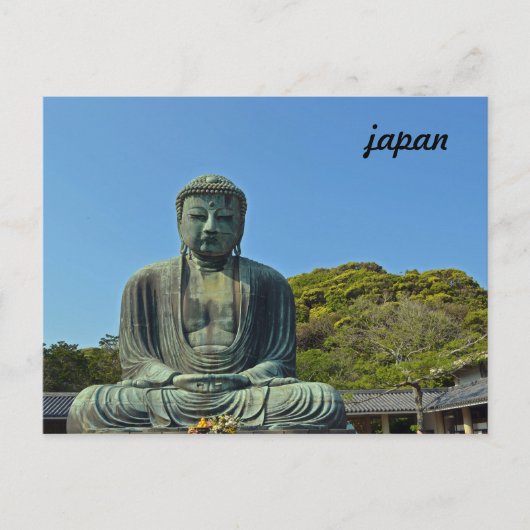 De Grote Boeddha van het Briefkaart Kamakura (Voorkant)
