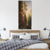 De grote bomen, Mariposa Grove, CA van Bierstadt Canvas Afdruk (Insitu (Slaapkamer))