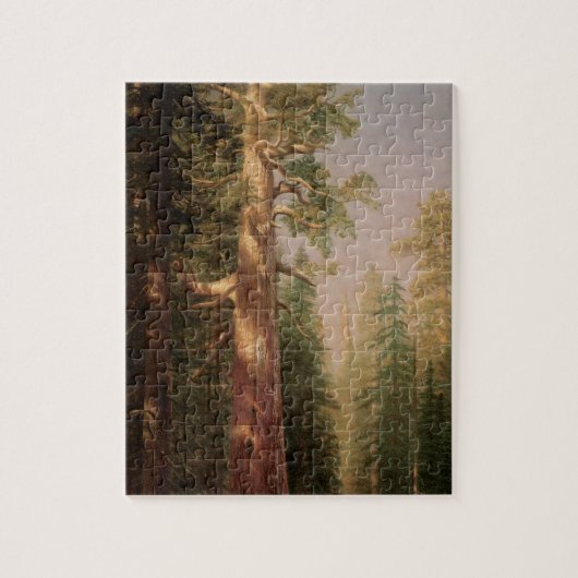 De grote bomen, Mariposa Grove, CA van Bierstadt Legpuzzel (Verticaal)