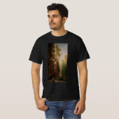De grote bomen, Mariposa Grove, CA van Bierstadt T-shirt (Voorkant volledig)