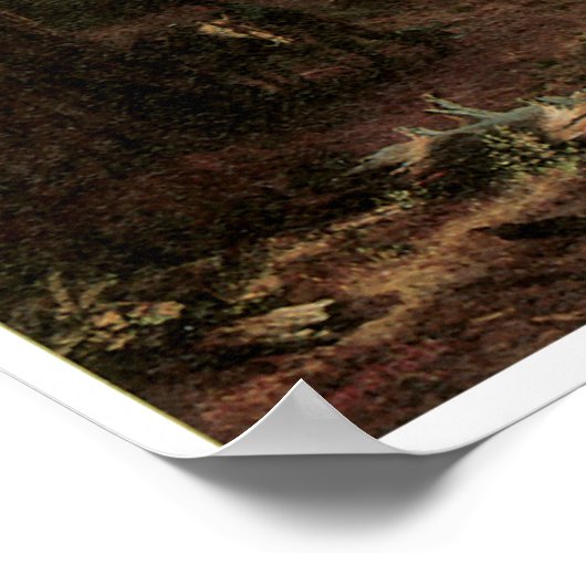 De grote bomen poster (Hoek)