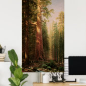De Grote Bomen van Albert Bierstadt Poster (Thuiskantoor)