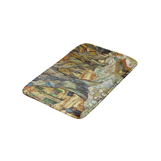 De grote bomen van Vincent van Gogh Badmat (Gekanteld)