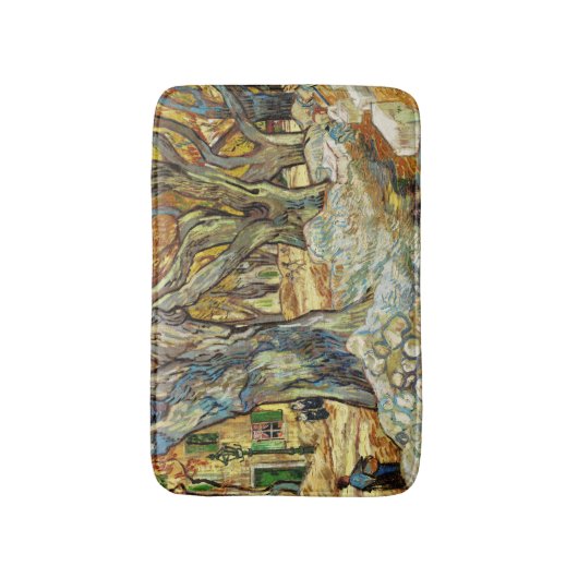 De grote bomen van Vincent van Gogh Badmat (Voorkant Verticaal)