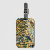 De grote bomen van Vincent van Gogh Bagagelabel (Voorkant (verticaal))