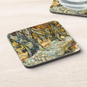 De grote bomen van Vincent van Gogh Bier Onderzetter (Linkerzijde)