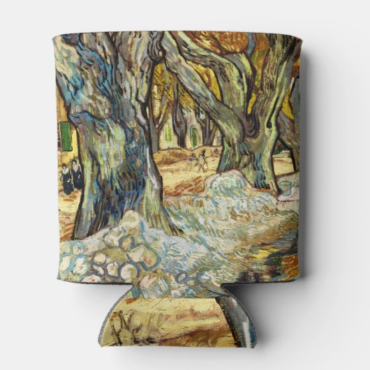 De grote bomen van Vincent van Gogh Blikjeskoeler (Achterkant)