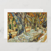 De grote bomen van Vincent van Gogh Briefkaart (Voorkant / Achterkant)