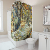 De grote bomen van Vincent van Gogh Douchegordijn (In situ)