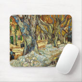 De grote bomen van Vincent van Gogh Muismat (Met muis)