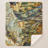 De grote bomen van Vincent van Gogh Sherpa Deken (Voorkant)