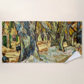 De grote bomen van Vincent van Gogh Strandlaken (Voorkant)