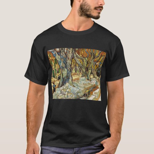De grote bomen van Vincent van Gogh T-shirt (Voorkant)