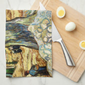 De grote bomen van Vincent van Gogh Theedoek (Quarter Fold)