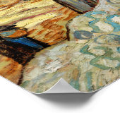 De grote bomen (wegmenders op Saint-Rémy) Poster (Hoek)