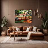 De grote boom (1891) van Paul Gauguin Poster