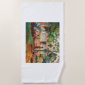 De grote boom beroemde schilderij kleurrijk en moo strandlaken (Voorkant)