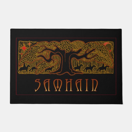 De grote boom Samhain Deurmat (Voorkant)