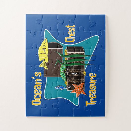 De grote borst van de oceaan puzzel legpuzzel (Verticaal)