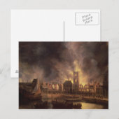 De grote brand in het oude stadhuis Amsterdam Briefkaart (Voorkant / Achterkant)