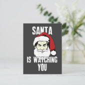 De grote Broer de Kerstman let op u Feestdagenkaart (Staand voorkant)