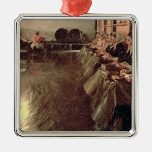 De grote brouwerij, 1890 metalen ornament (Voorkant)