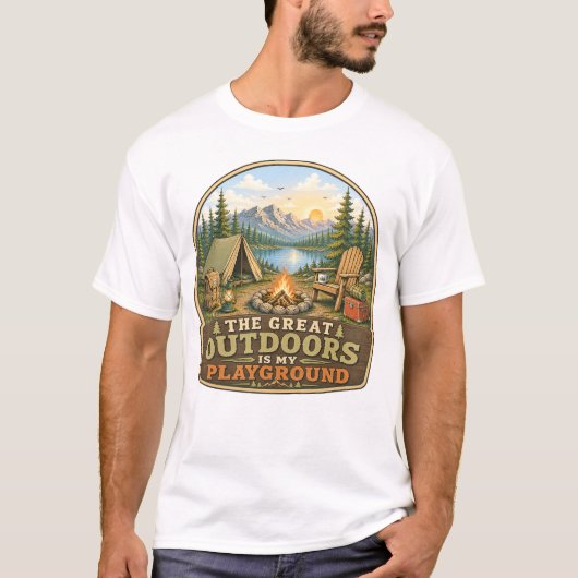 De Grote Buiten is mijn Speeltuin T-shirt (Voorkant)