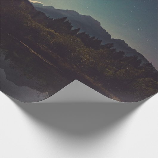 De Grote Buiten onder een Moon Cadeaupapier (Hoek)