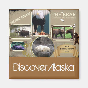 De Grote Buitengte in Alaska Magneet