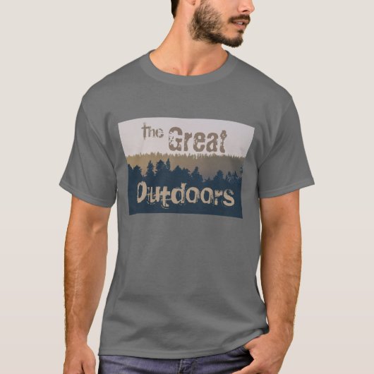 De grote buitenkant, bijtend t-shirt (Voorkant)