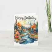 De Grote Buitenlucht - Gelukkige Verjaardag Kaart (Voorkant)