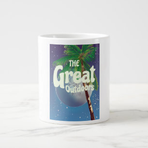 De grote buitenlucht Palm en Maan Koffiekop