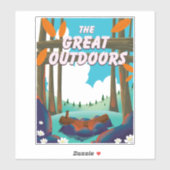 De Grote Buitenlucht! Sticker (Vel)