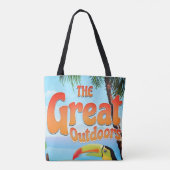 De Grote Buitenlucht Toekan Tote Bag (Achterkant)
