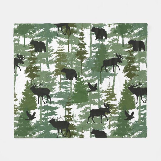 De grote buitenste fleece Blanket (Voorkant (Horizontaal))